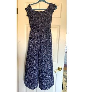 Lulu’s Floral wide leg jumper